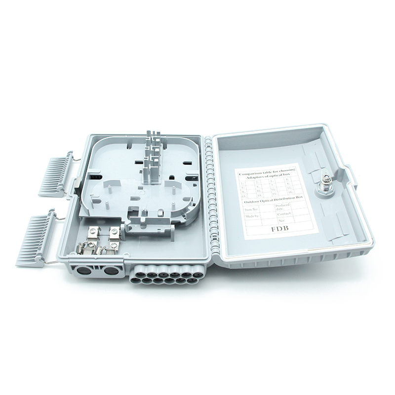 Fiber Distritbution Box 12 Cores IP - 65 SC Connector PLC Splitter FDB - 12B - 1