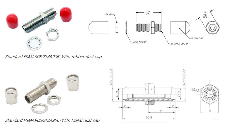 Standard SMA Fiber Optical Adapter