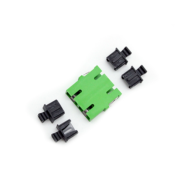 Fiber Optic Adapter SC Duplex Inner Shutter Reduced Flange Adapters