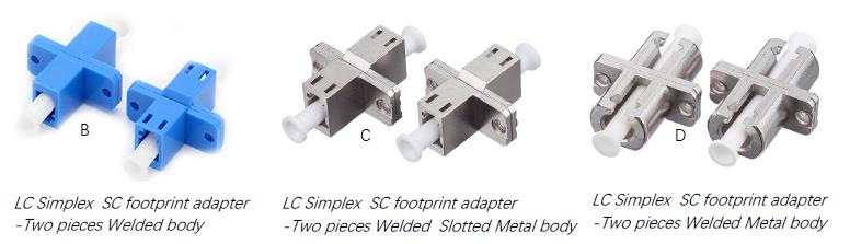 lc sx sc footprint adapter