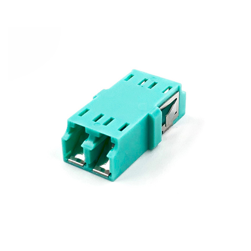 LC Duplex Adapters Inner Shutter Reduced Flange Fiber Optic Adapter