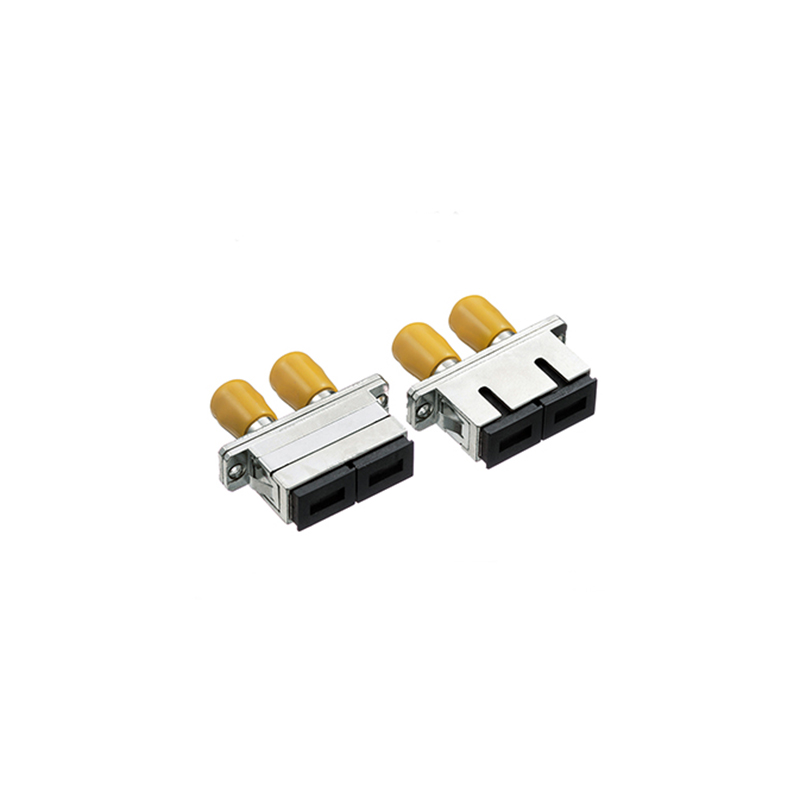 Optical Fiber Adapter SC Female to ST Female Hybrid Duplex Metal Adapters