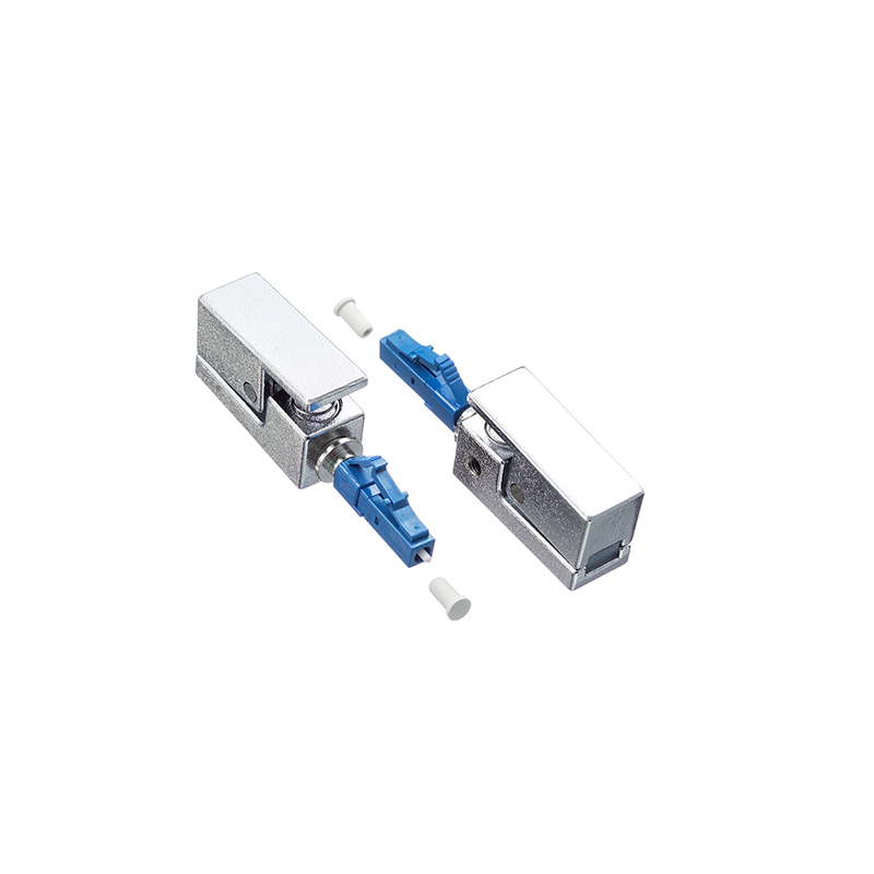 LC Bare Fiber Optic Adapter, UPC