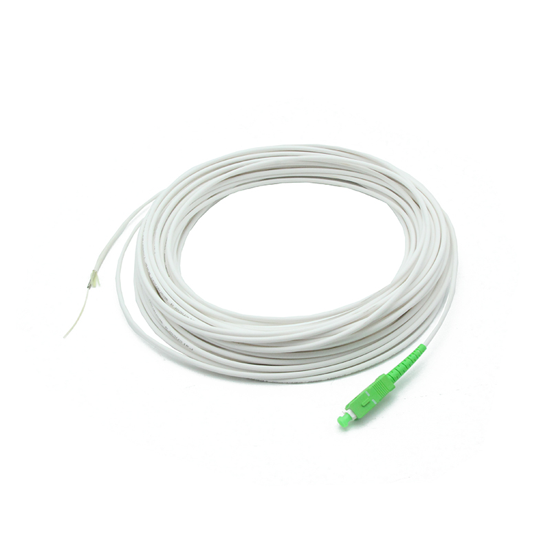 SC APC Simplex Singlemode Armored Fiber Patch Cable