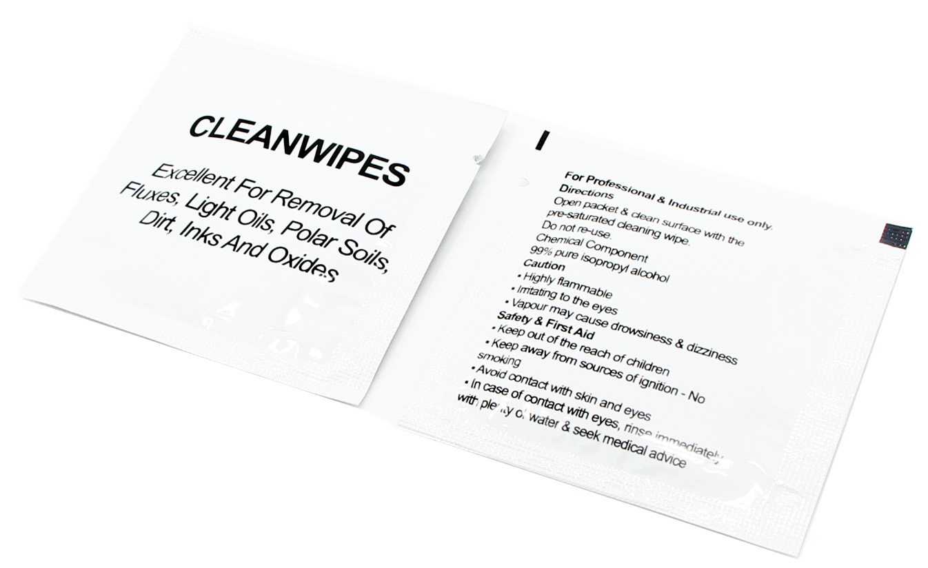 IPA Impregnated Clean Wipes 1